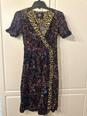 Anthropologie, Maeve Morgan dress floral with animal print